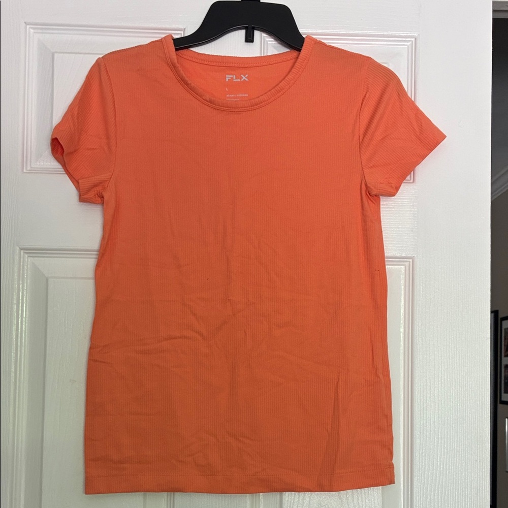 FLX Women's Vibrant Orange Short Sleeve Tee